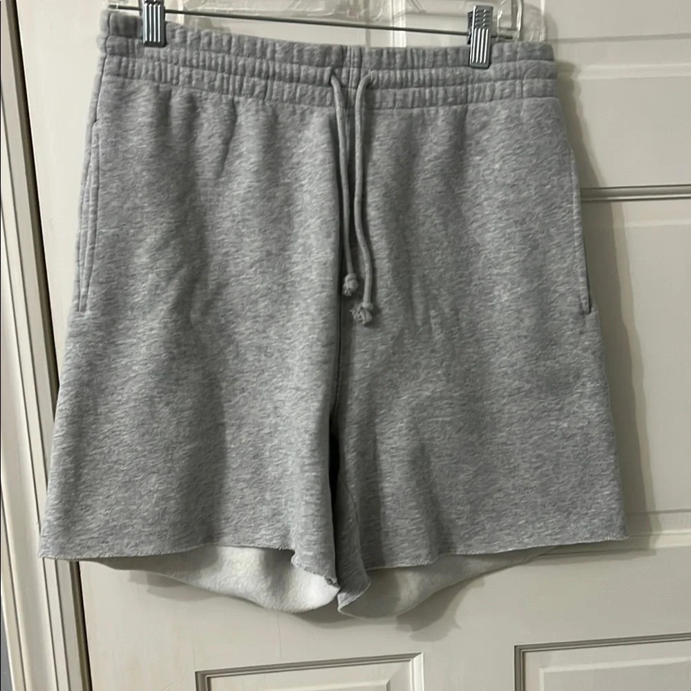 Gray Drawstring Shorts - Picture 2 of 9